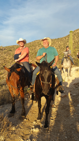 Randy Shane horseback riding