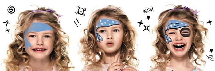 Pirate face painting
