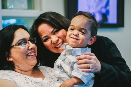 Nathaniel receiving ongoing dental care