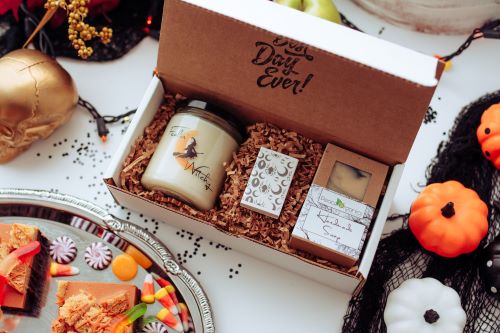 Feeling Witchy Gift Box Halloween Candle and Black Soap