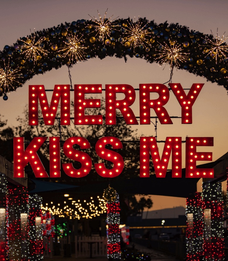 Happy Harbor Days Holiday Light Display