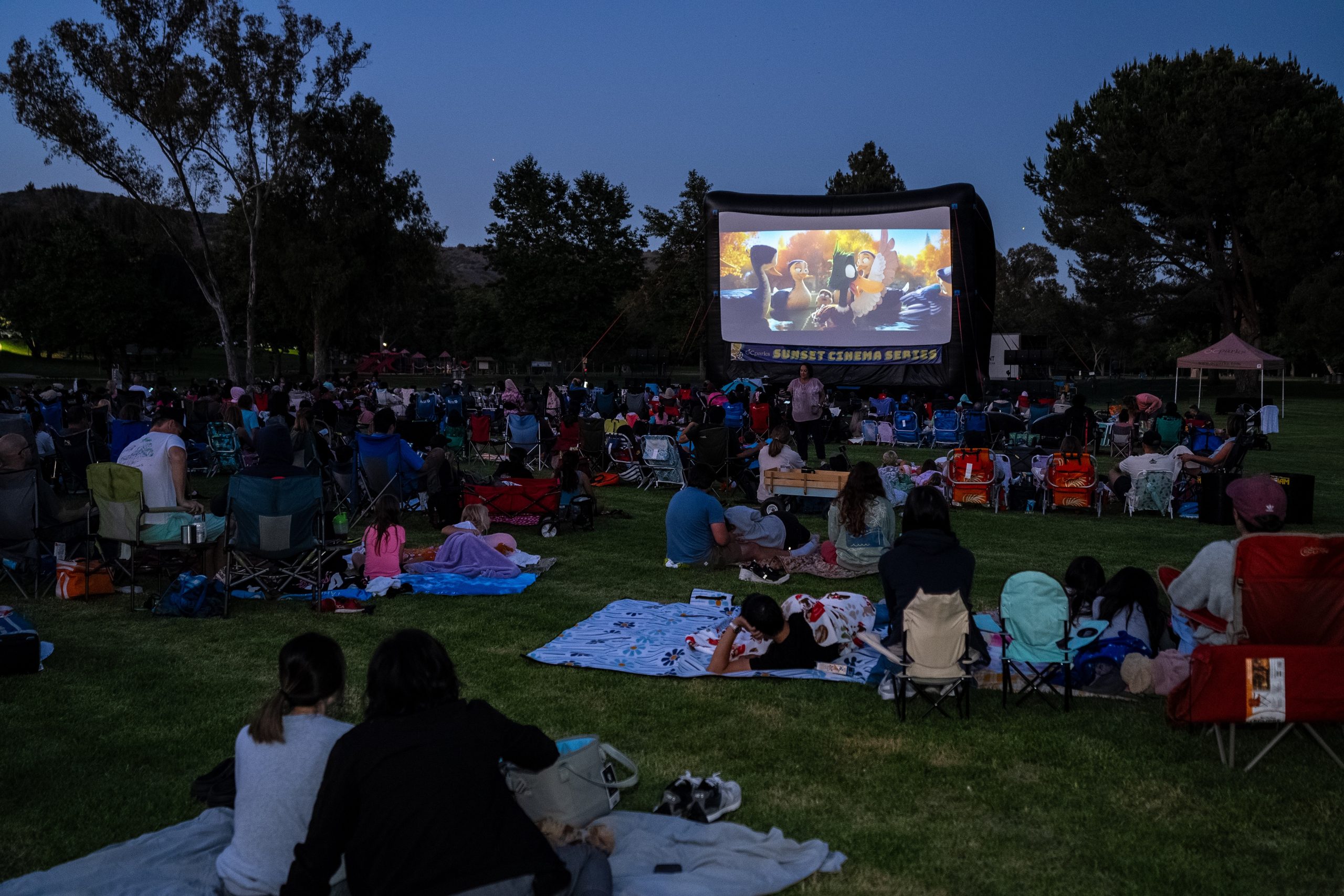 OC Parks August Sunset Cinema 